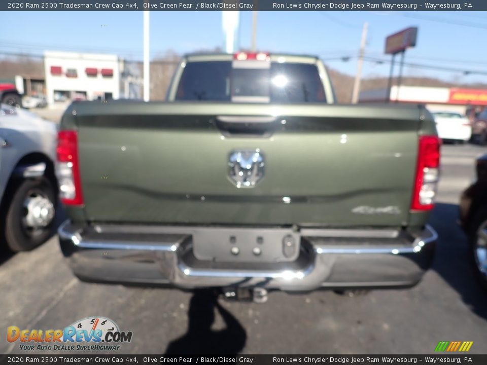 2020 Ram 2500 Tradesman Crew Cab 4x4 Olive Green Pearl / Black/Diesel Gray Photo #4