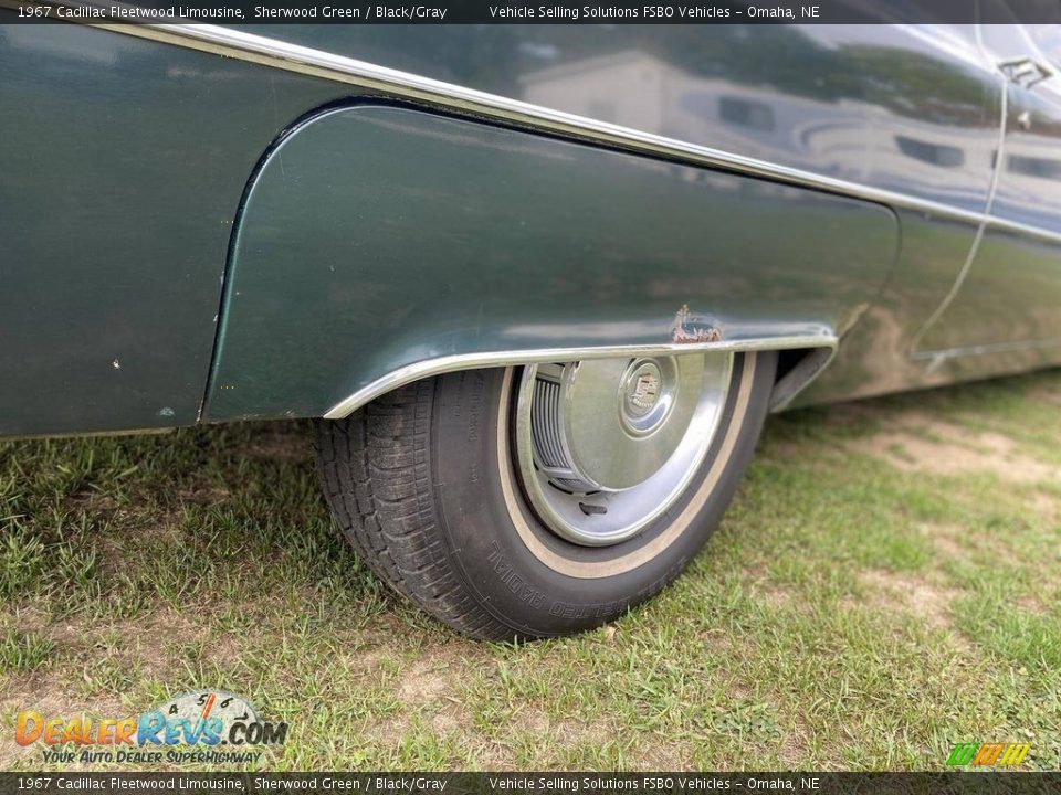 1967 Cadillac Fleetwood Limousine Sherwood Green / Black/Gray Photo #26