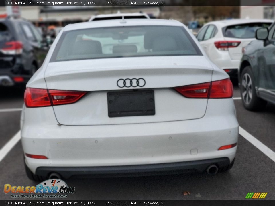 2016 Audi A3 2.0 Premium quattro Ibis White / Black Photo #3