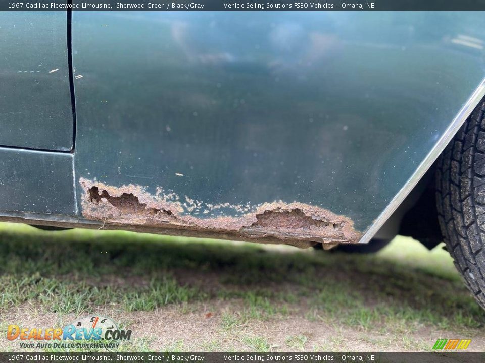 1967 Cadillac Fleetwood Limousine Sherwood Green / Black/Gray Photo #27