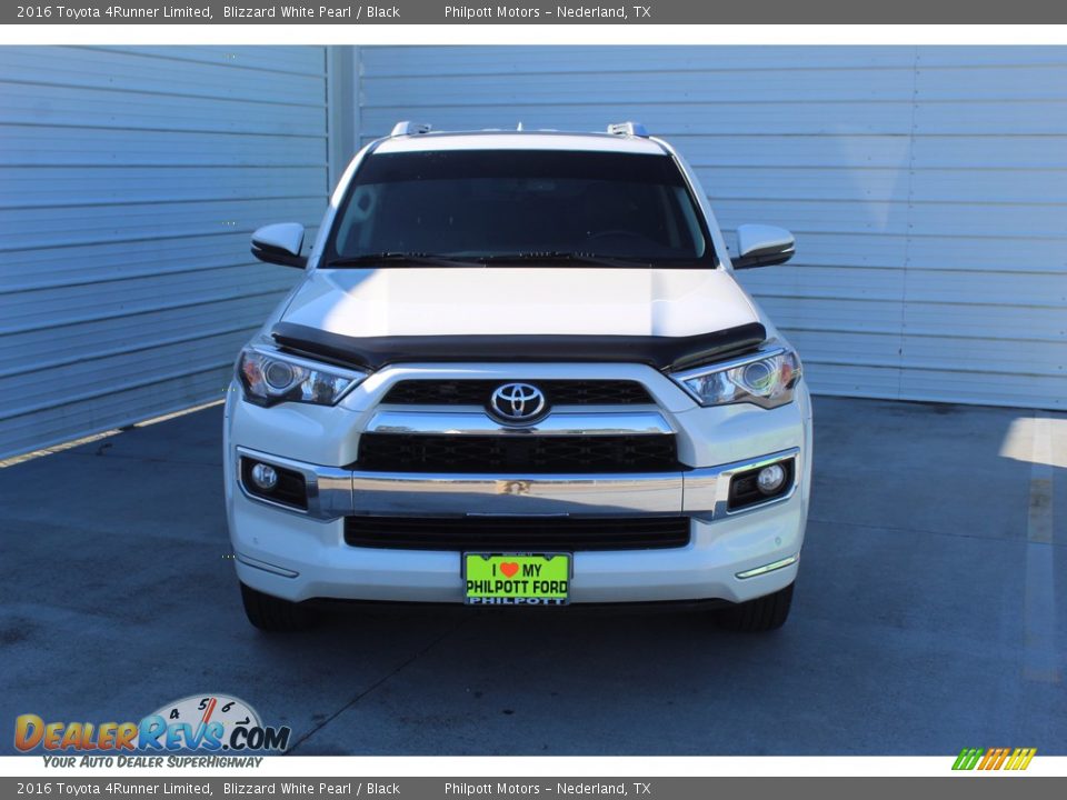 2016 Toyota 4Runner Limited Blizzard White Pearl / Black Photo #3