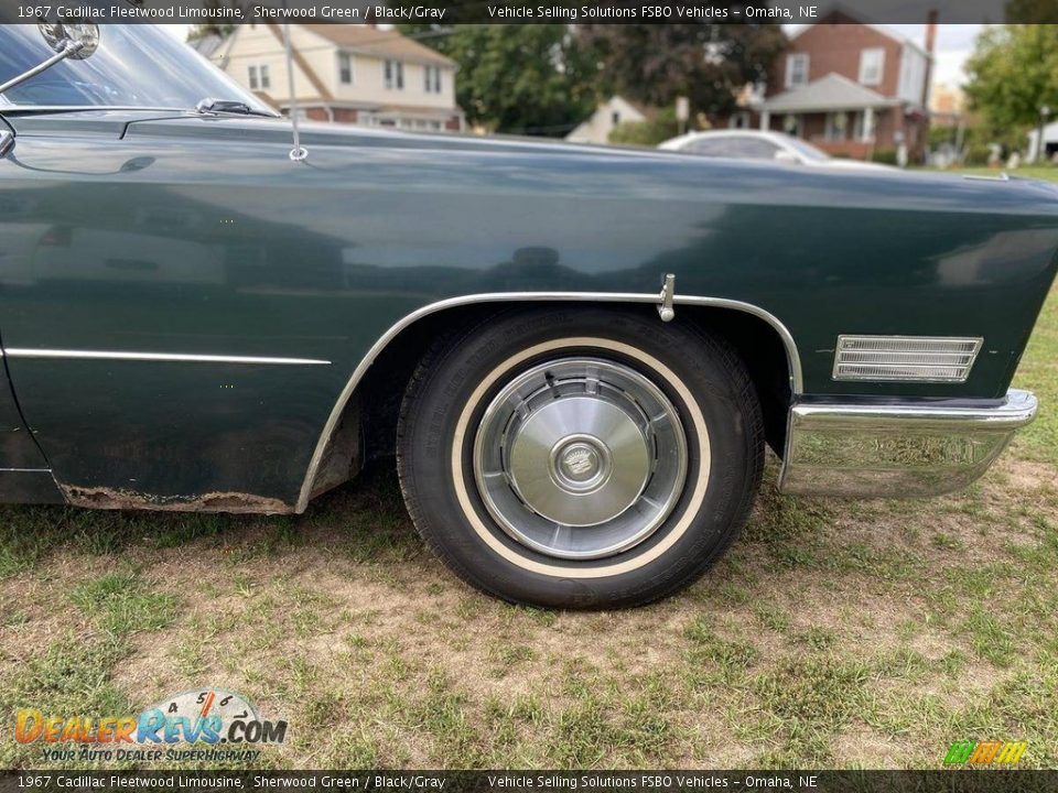 1967 Cadillac Fleetwood Limousine Sherwood Green / Black/Gray Photo #28