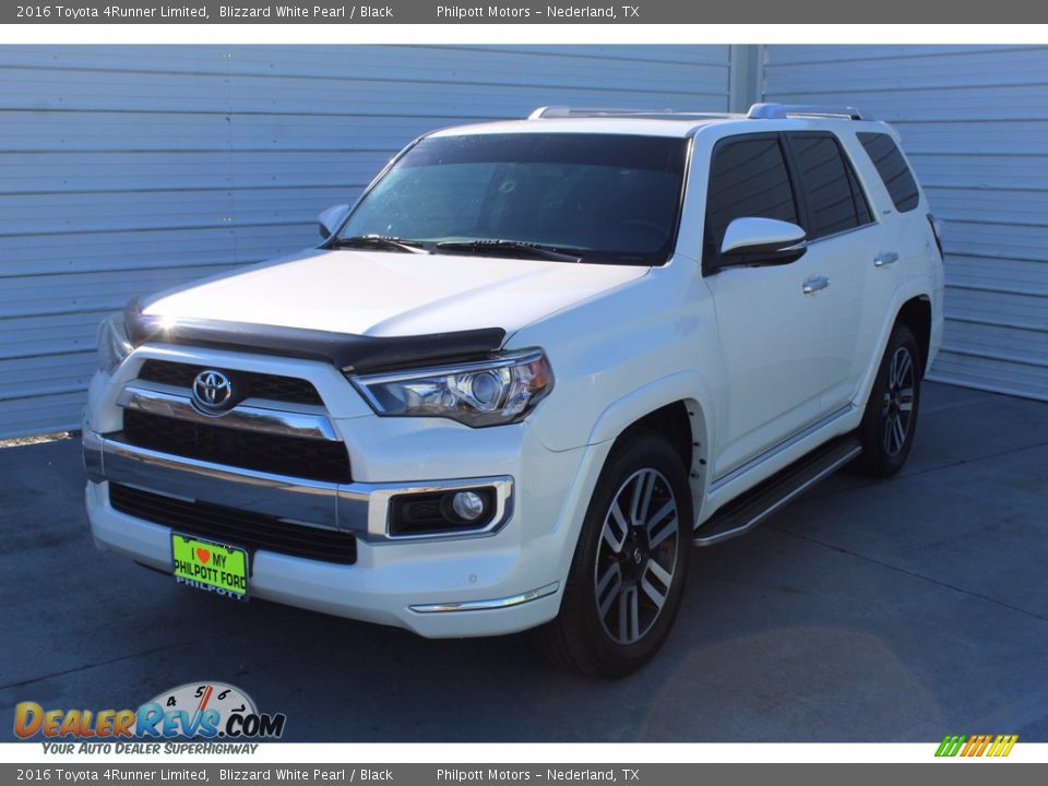 2016 Toyota 4Runner Limited Blizzard White Pearl / Black Photo #4