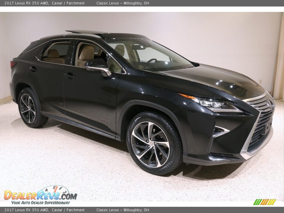 2017 Lexus RX 350 AWD Caviar / Parchment Photo #1