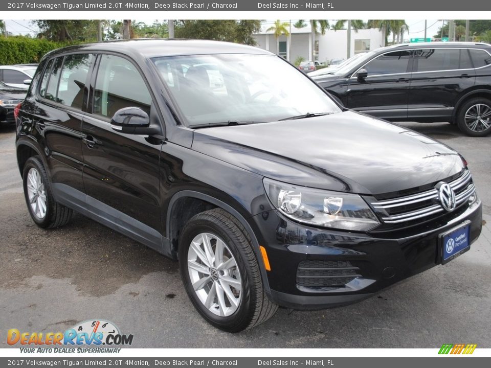 Deep Black Pearl 2017 Volkswagen Tiguan Limited 2.0T 4Motion Photo #2