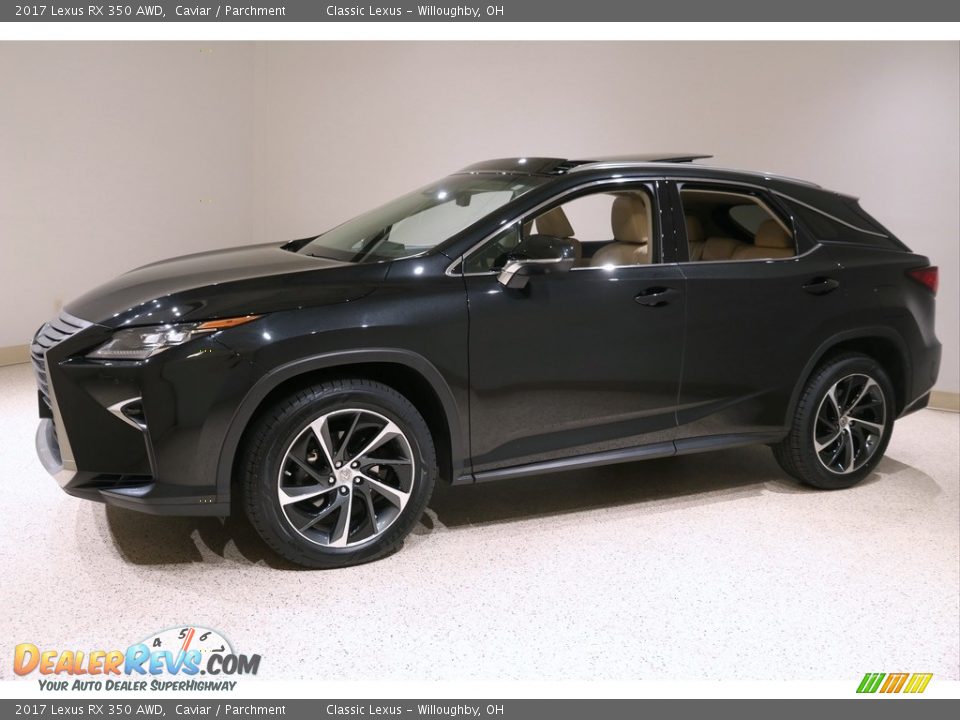 2017 Lexus RX 350 AWD Caviar / Parchment Photo #3