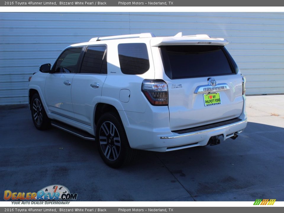 2016 Toyota 4Runner Limited Blizzard White Pearl / Black Photo #7