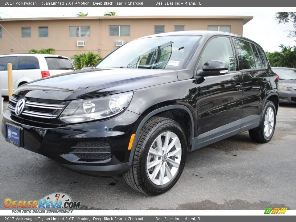 Deep Black Pearl 2017 Volkswagen Tiguan Limited 2.0T 4Motion Photo #5