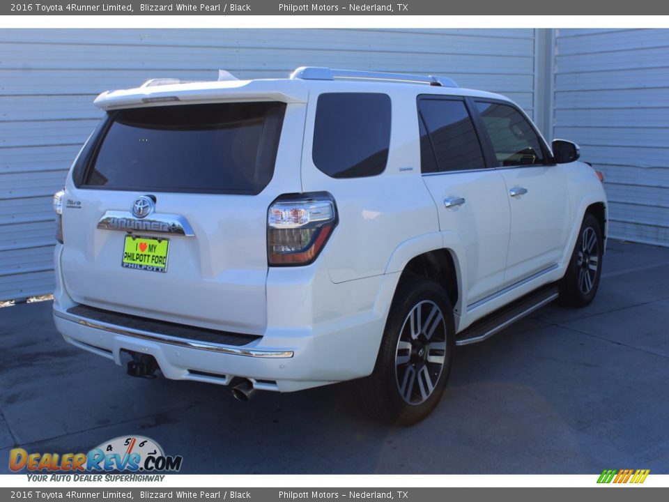 2016 Toyota 4Runner Limited Blizzard White Pearl / Black Photo #9