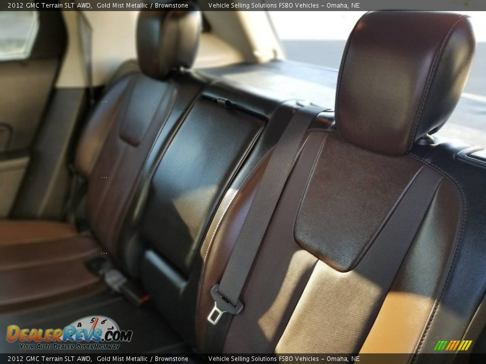 2012 GMC Terrain SLT AWD Gold Mist Metallic / Brownstone Photo #10