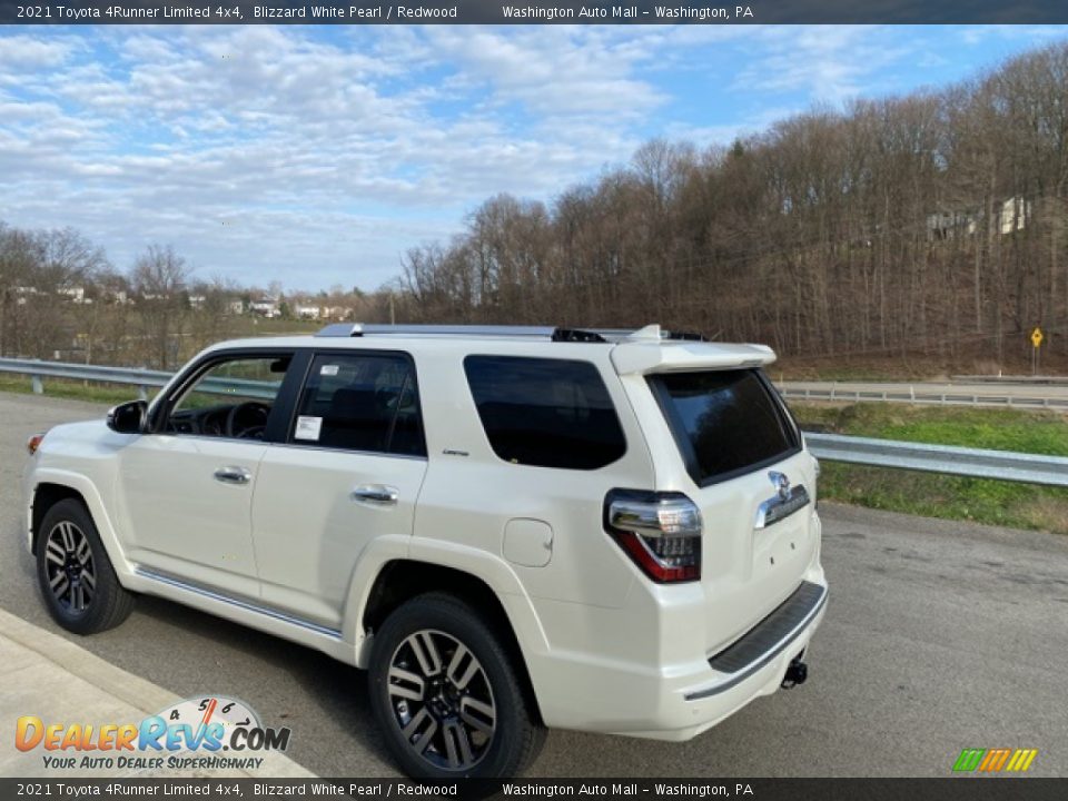 2021 Toyota 4Runner Limited 4x4 Blizzard White Pearl / Redwood Photo #2