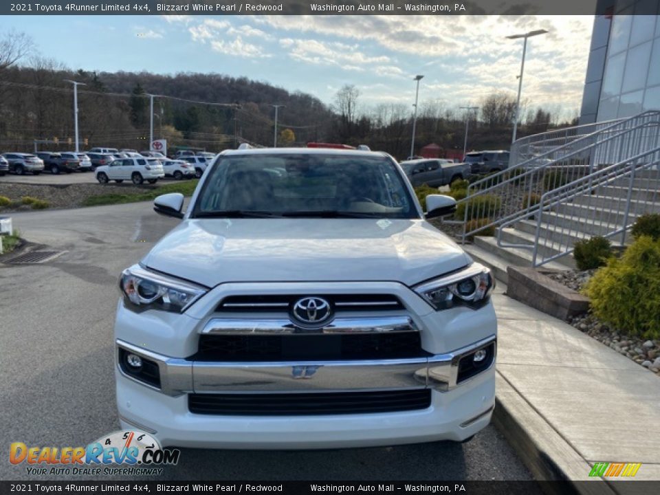 2021 Toyota 4Runner Limited 4x4 Blizzard White Pearl / Redwood Photo #12