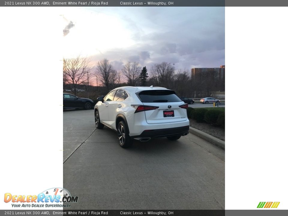 2021 Lexus NX 300 AWD Eminent White Pearl / Rioja Red Photo #4