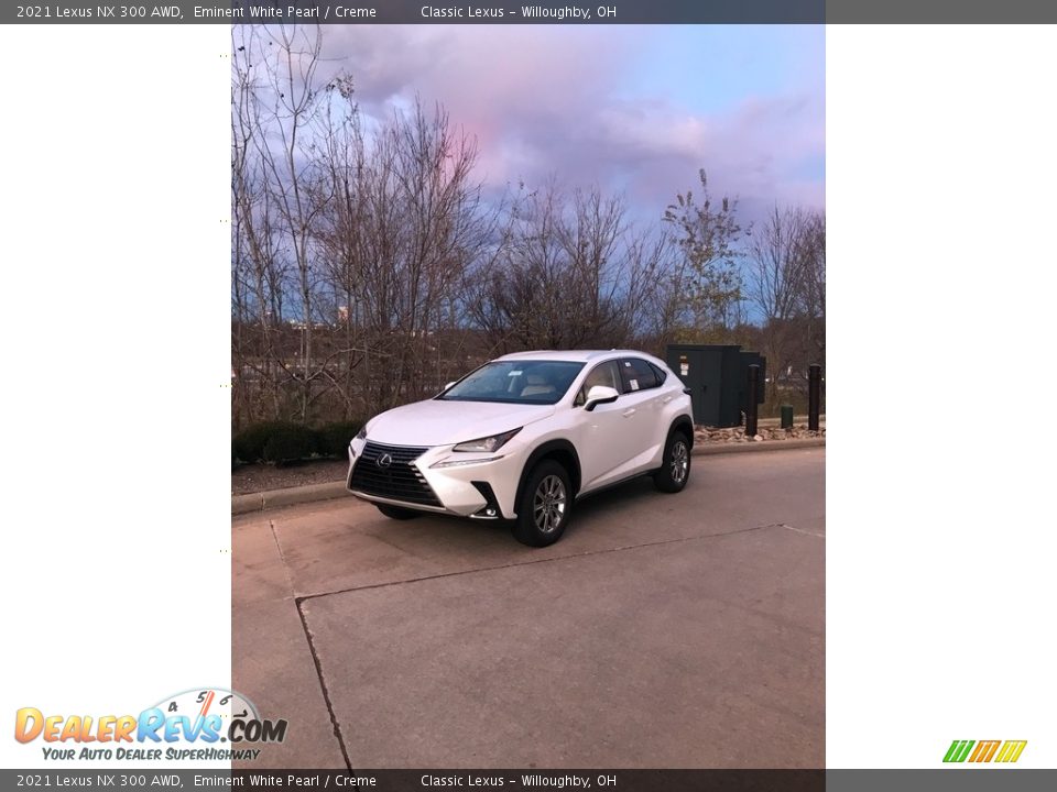 2021 Lexus NX 300 AWD Eminent White Pearl / Creme Photo #1