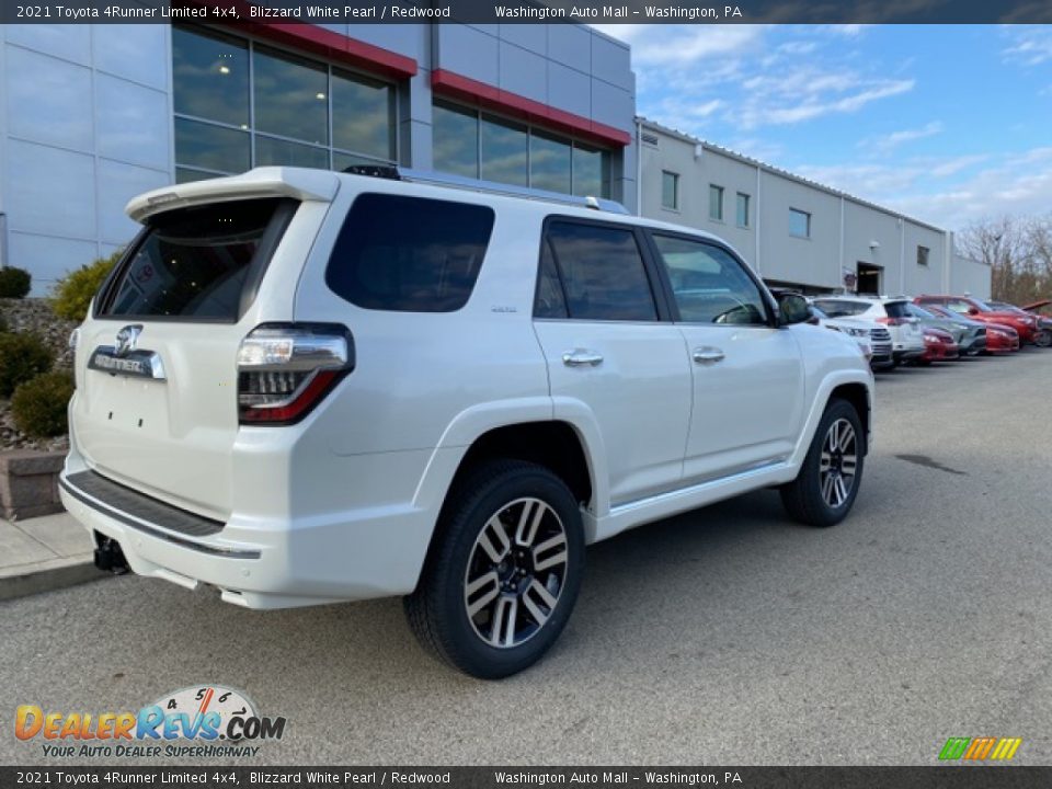 2021 Toyota 4Runner Limited 4x4 Blizzard White Pearl / Redwood Photo #14