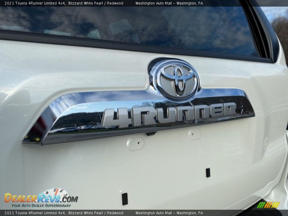 2021 Toyota 4Runner Limited 4x4 Blizzard White Pearl / Redwood Photo #30