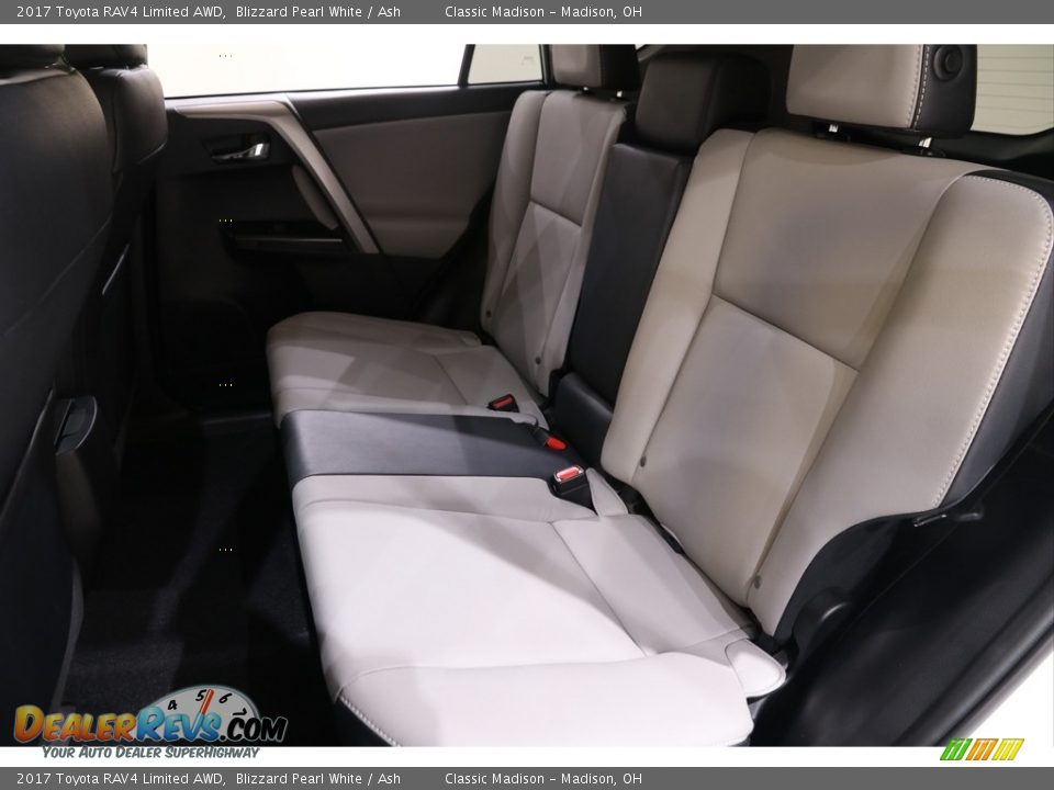 2017 Toyota RAV4 Limited AWD Blizzard Pearl White / Ash Photo #17