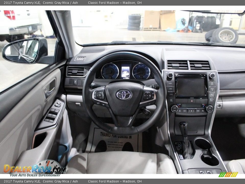 2017 Toyota Camry XLE Cosmic Gray Mica / Ash Photo #9
