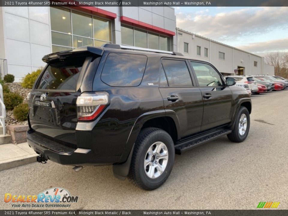 2021 Toyota 4Runner SR5 Premium 4x4 Midnight Black Metallic / Black Photo #13