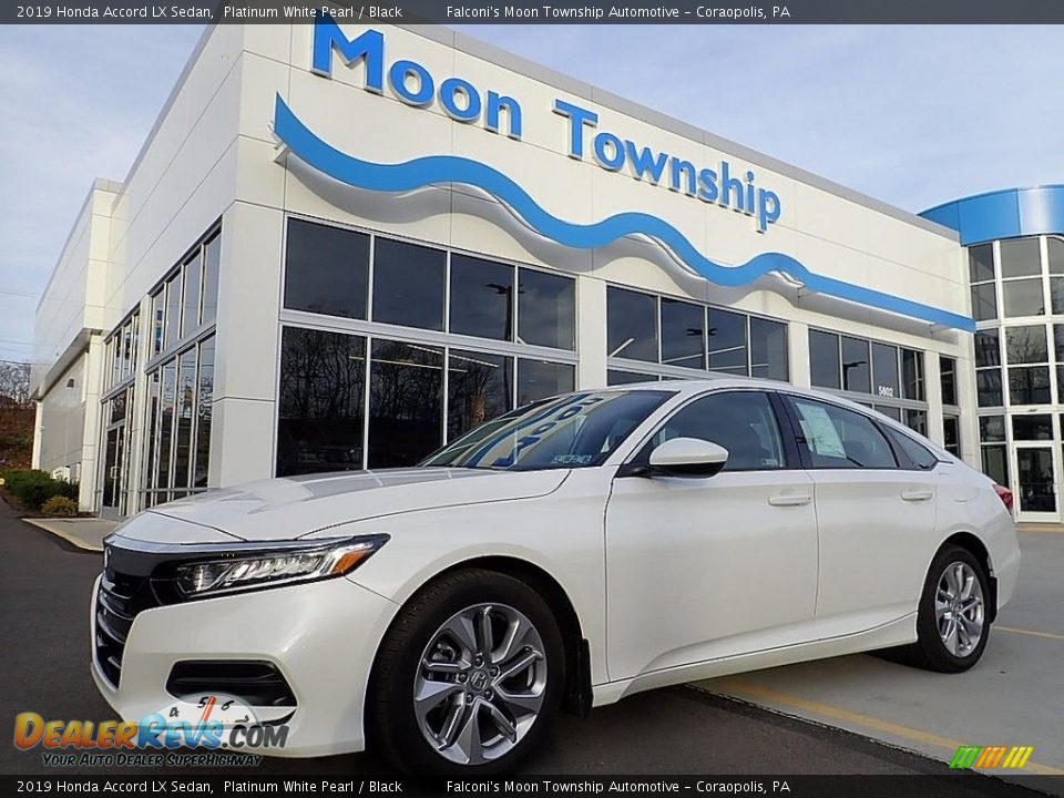 2019 Honda Accord LX Sedan Platinum White Pearl / Black Photo #1