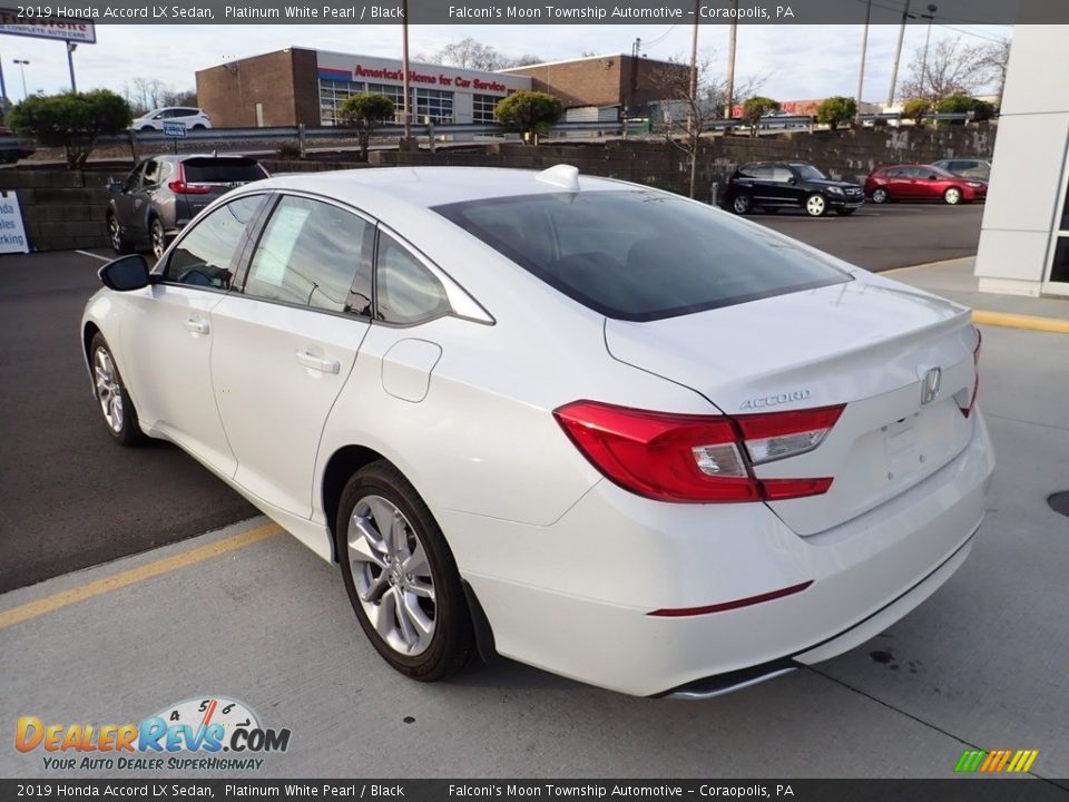 2019 Honda Accord LX Sedan Platinum White Pearl / Black Photo #3