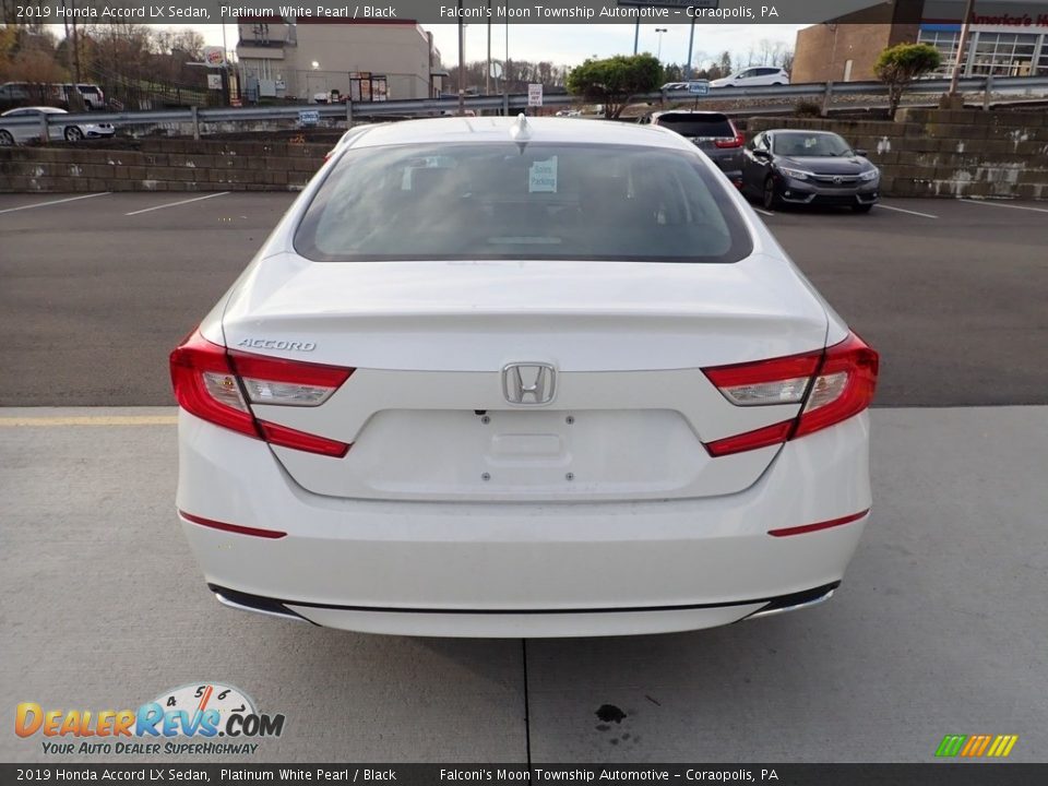 2019 Honda Accord LX Sedan Platinum White Pearl / Black Photo #4