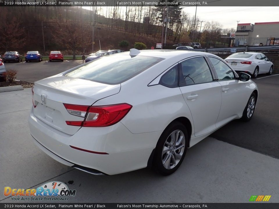 2019 Honda Accord LX Sedan Platinum White Pearl / Black Photo #5