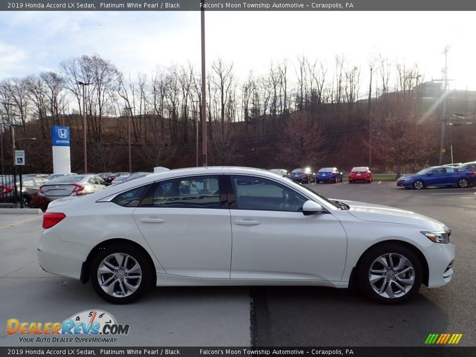 2019 Honda Accord LX Sedan Platinum White Pearl / Black Photo #6