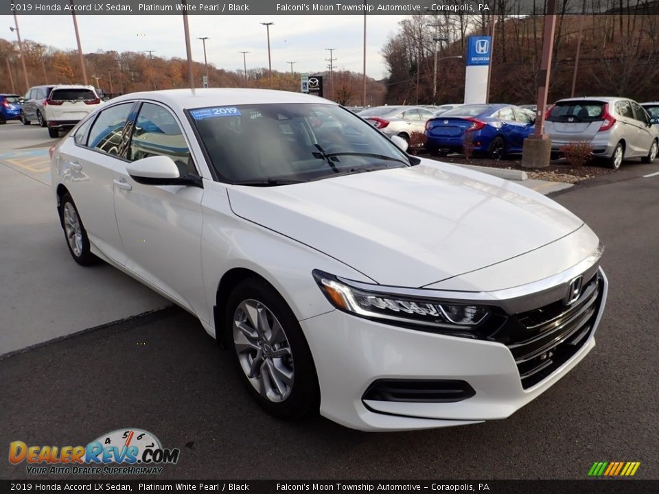 2019 Honda Accord LX Sedan Platinum White Pearl / Black Photo #7