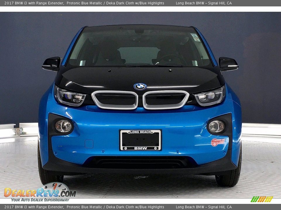 2017 BMW i3 with Range Extender Protonic Blue Metallic / Deka Dark Cloth w/Blue Highlights Photo #2