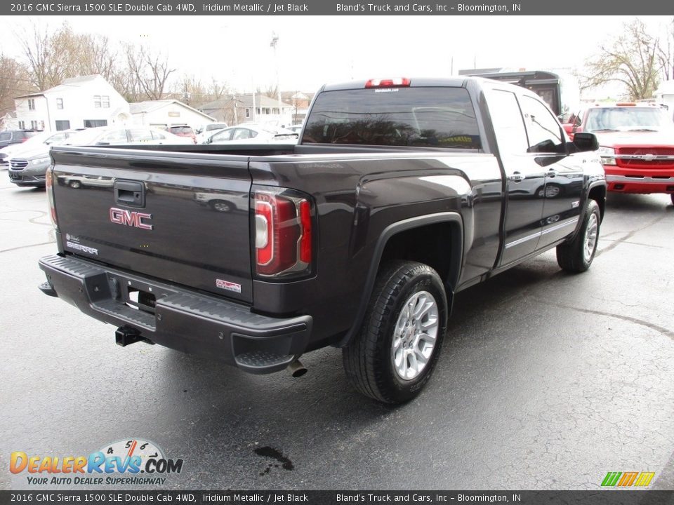 2016 GMC Sierra 1500 SLE Double Cab 4WD Iridium Metallic / Jet Black Photo #4