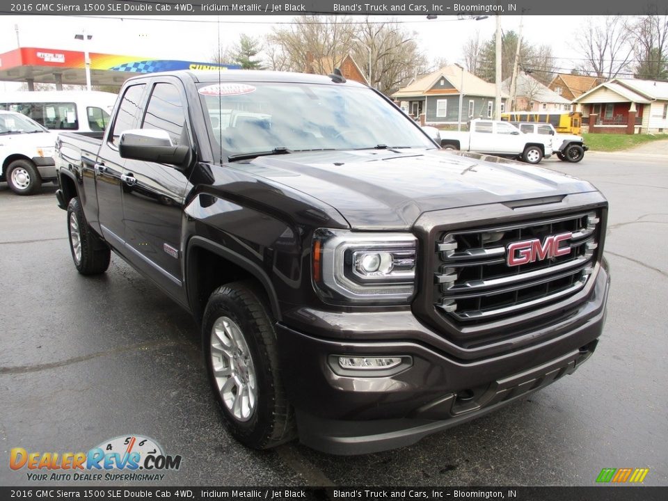 2016 GMC Sierra 1500 SLE Double Cab 4WD Iridium Metallic / Jet Black Photo #5