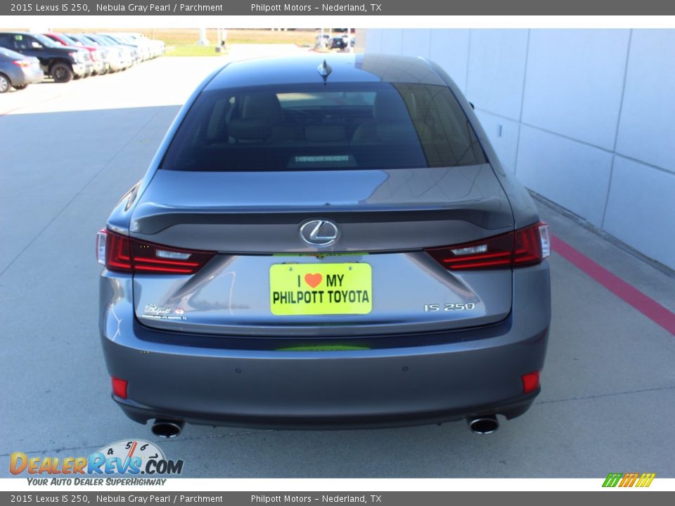 2015 Lexus IS 250 Nebula Gray Pearl / Parchment Photo #7