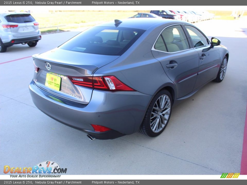 2015 Lexus IS 250 Nebula Gray Pearl / Parchment Photo #8