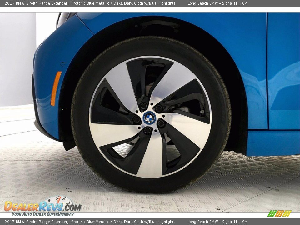 2017 BMW i3 with Range Extender Protonic Blue Metallic / Deka Dark Cloth w/Blue Highlights Photo #8