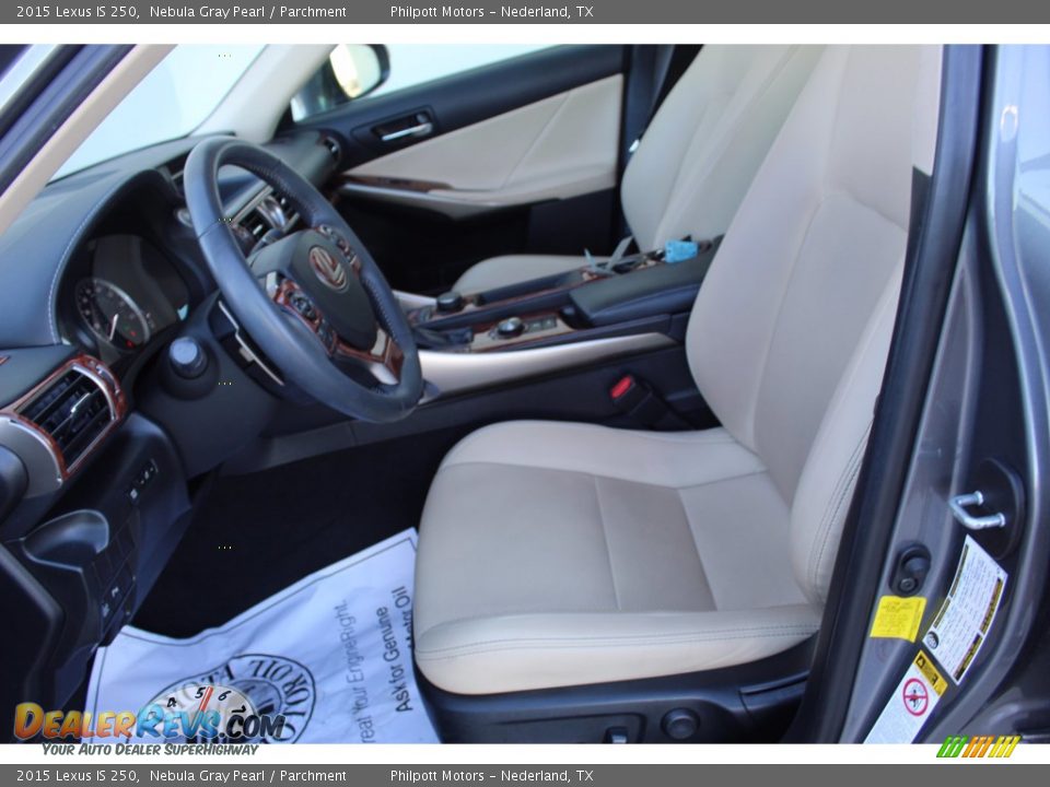 Front Seat of 2015 Lexus IS 250 Photo #10
