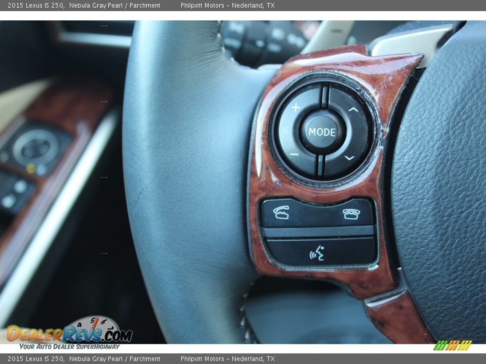 2015 Lexus IS 250 Nebula Gray Pearl / Parchment Photo #11