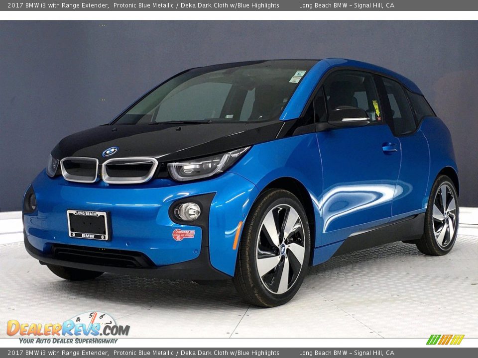 2017 BMW i3 with Range Extender Protonic Blue Metallic / Deka Dark Cloth w/Blue Highlights Photo #12