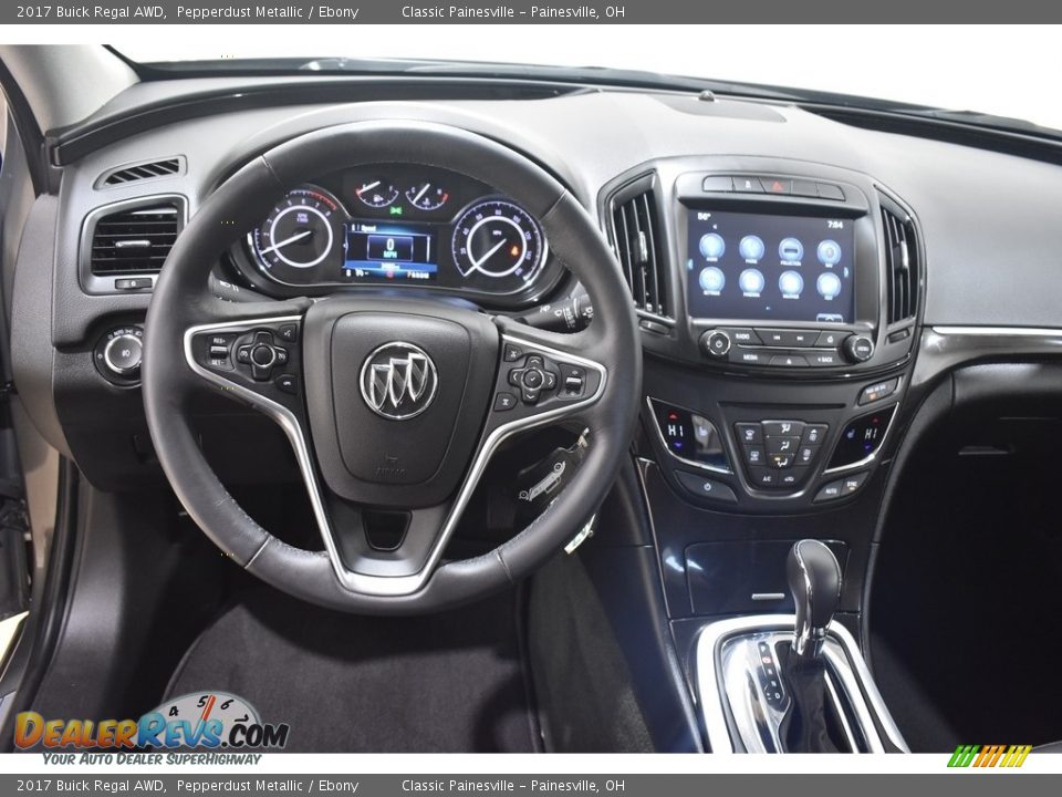 2017 Buick Regal AWD Pepperdust Metallic / Ebony Photo #12