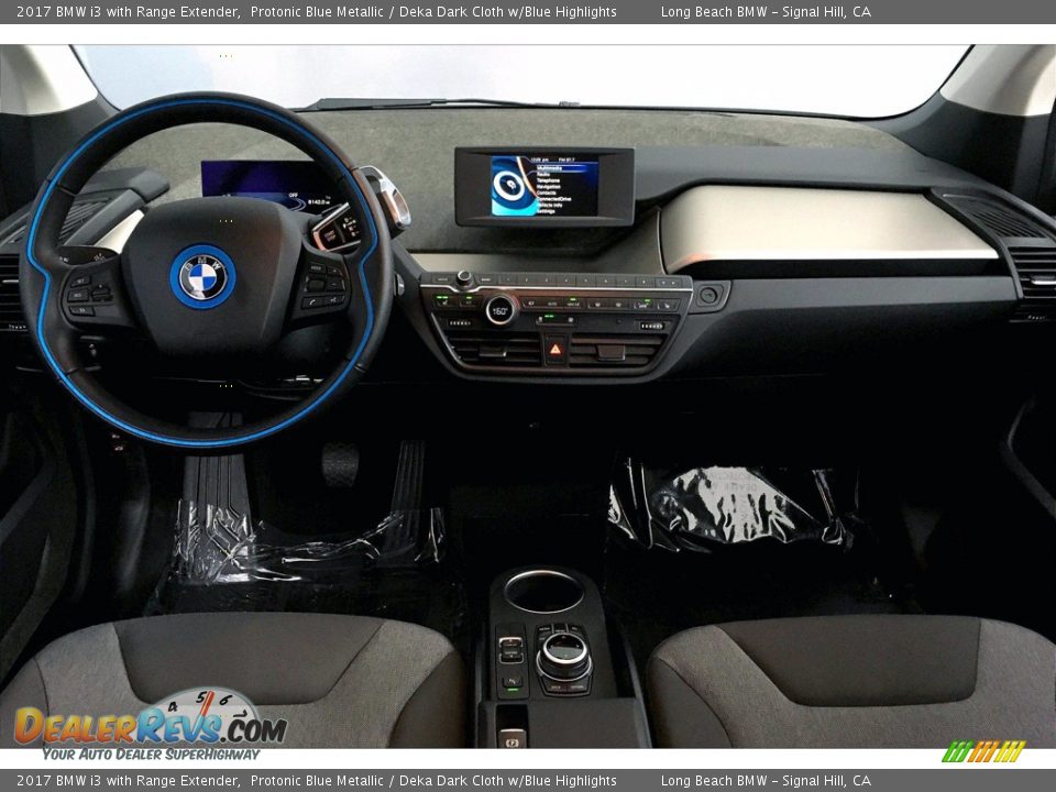 2017 BMW i3 with Range Extender Protonic Blue Metallic / Deka Dark Cloth w/Blue Highlights Photo #15