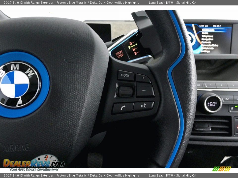 2017 BMW i3 with Range Extender Protonic Blue Metallic / Deka Dark Cloth w/Blue Highlights Photo #19
