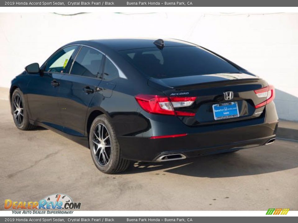 2019 Honda Accord Sport Sedan Crystal Black Pearl / Black Photo #2