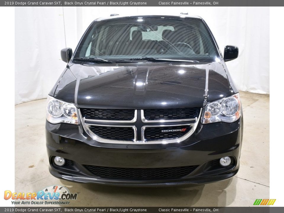 2019 Dodge Grand Caravan SXT Black Onyx Crystal Pearl / Black/Light Graystone Photo #4