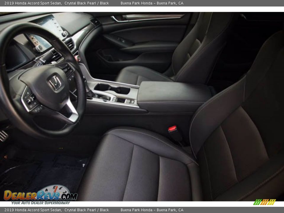 2019 Honda Accord Sport Sedan Crystal Black Pearl / Black Photo #3