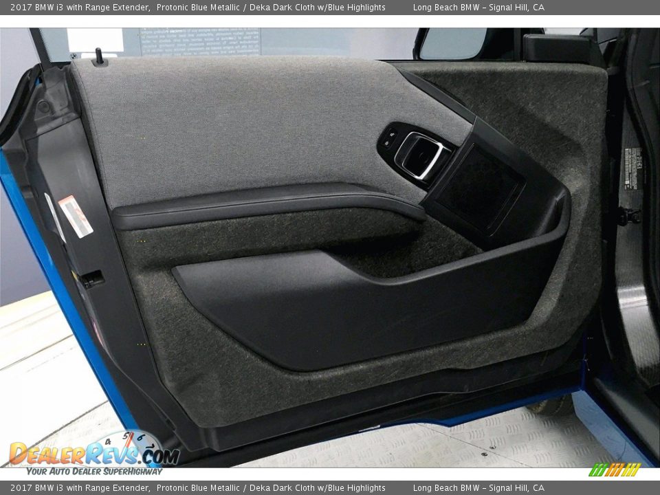 2017 BMW i3 with Range Extender Protonic Blue Metallic / Deka Dark Cloth w/Blue Highlights Photo #23