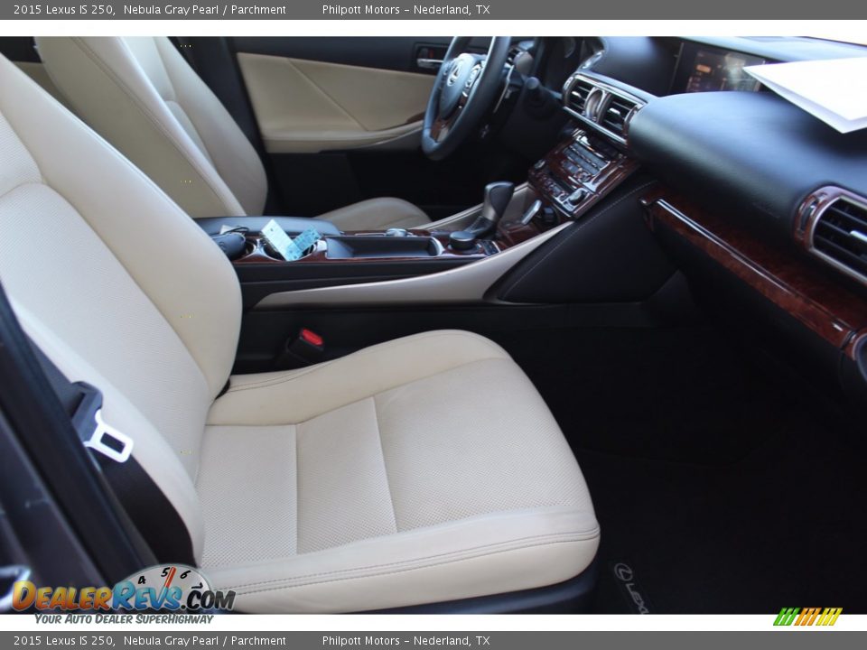 2015 Lexus IS 250 Nebula Gray Pearl / Parchment Photo #25