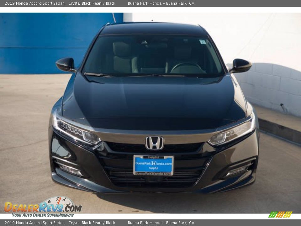 2019 Honda Accord Sport Sedan Crystal Black Pearl / Black Photo #7