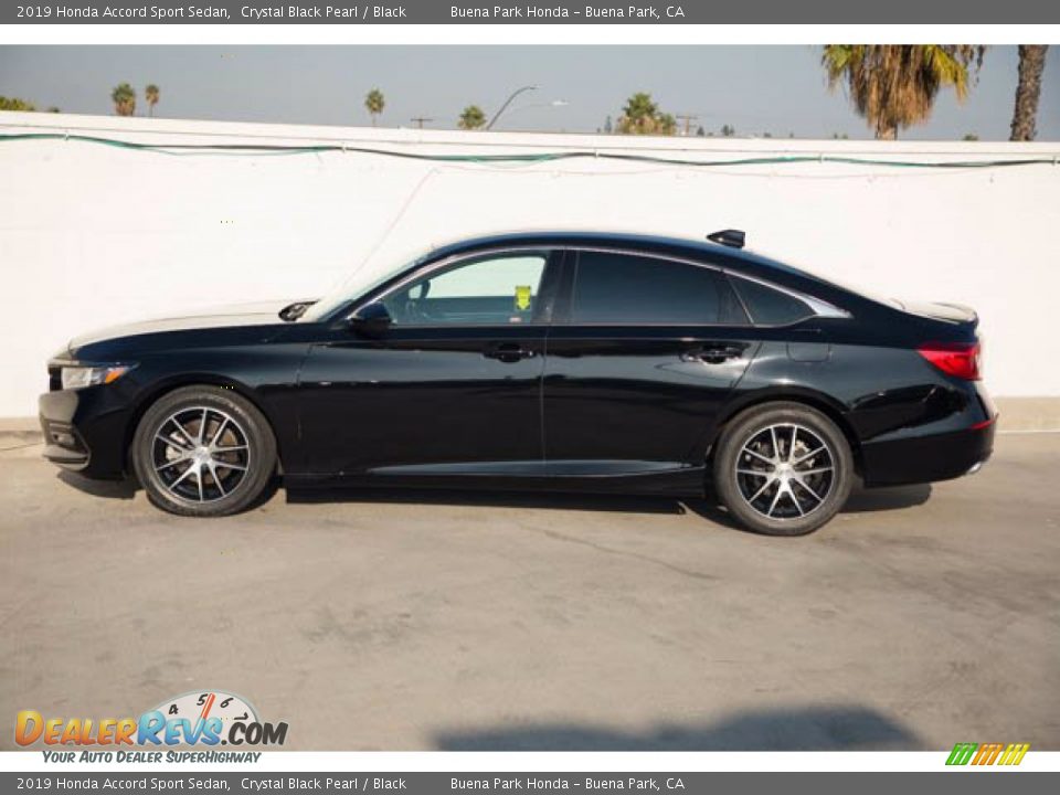 2019 Honda Accord Sport Sedan Crystal Black Pearl / Black Photo #8