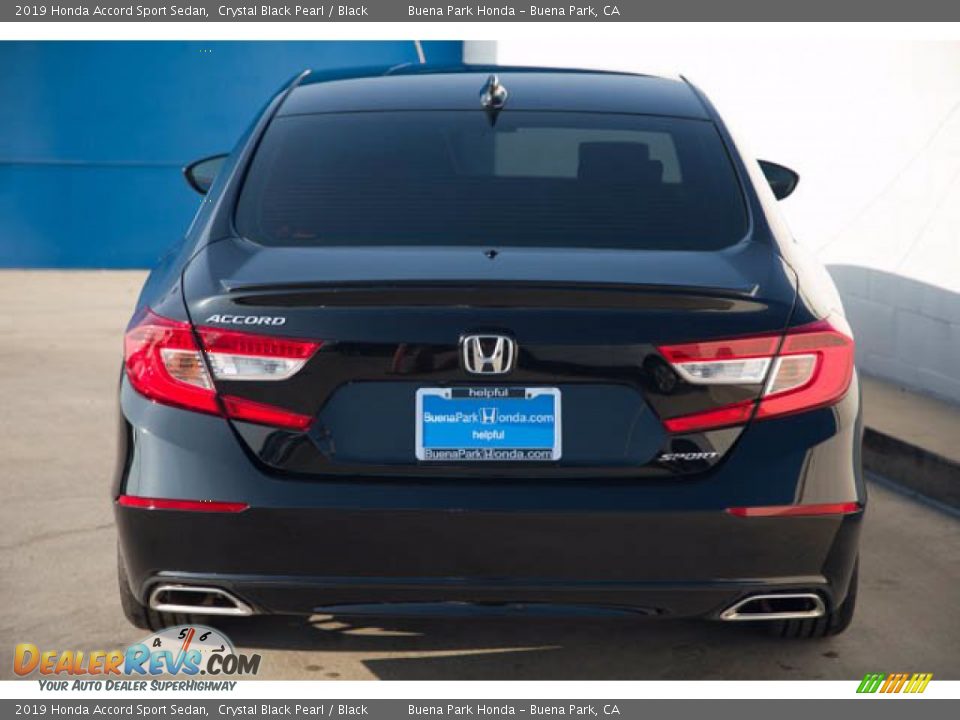 2019 Honda Accord Sport Sedan Crystal Black Pearl / Black Photo #9