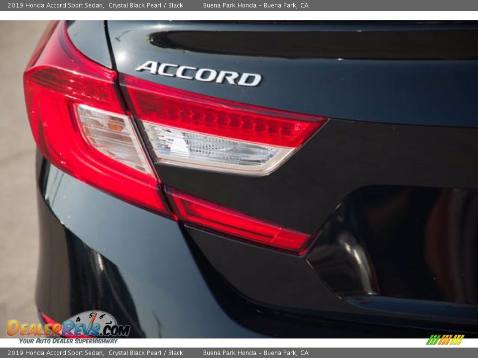 2019 Honda Accord Sport Sedan Crystal Black Pearl / Black Photo #10